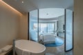 Modern luxury hotel interior room