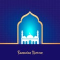 Modern luxury Islamic square template layout background post card. social media and template banner design for Ramadan, Al-Adha