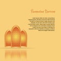 Modern luxury Islamic square template layout background post card. social media and template banner design for Ramadan, Al-Adha