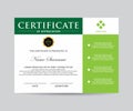 Modern certificate template and trendy