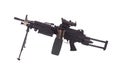 Modern M249 us army machine gun