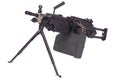 Modern M249 us army machine gun