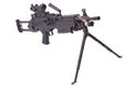 Modern M249 us army machine gun
