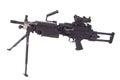 Modern M249 us army machine gun