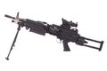 Modern M249 us army machine gun