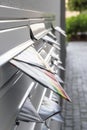 Modern mailboxes Royalty Free Stock Photo
