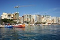 Modern Malta, Sliema waterfront. Royalty Free Stock Photo