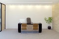 Modern manager office room interior Royalty Free Stock Photo