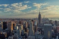 Modern Manhattan skyline in New York City Royalty Free Stock Photo