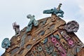 Modern Maori Wood Carving in Aotea Square Auckland