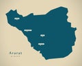 Modern Map - Ararat AM