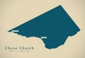 Modern Map - Christ Church BB