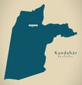 Modern Map - Kandahar AF