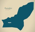 Modern Map - Panjshir AF