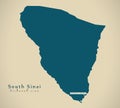 Modern Map - South Sinai EG