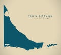 Modern Map - Tierra del Fuego AR