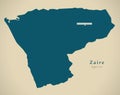 Modern Map - Zaire AO