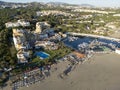 aerial view of the port of cabopino in the municipality of Marbella, Andalusia Royalty Free Stock Photo