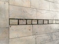 Modern marble floor tile arrangement with patterns