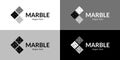 Modern marble logo