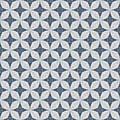 Indigo blue red batik geo nautical seamless pattern. Modern marin geometric kaleidoscope sailor print. Nantucket fabric Royalty Free Stock Photo