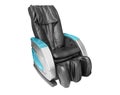 Modern massage chair isolated on white background. Electric Massage chairs. health care with massage armchair. Leather reclining