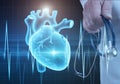 Modern medicine cardiology concept Royalty Free Stock Photo