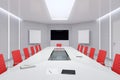 Modern Meeting Room. 3d Illustration.