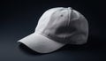 Modern men baseball cap in black, symbol of sport elegance generated by AI Royalty Free Stock Photo
