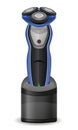 modern men\'s electric razor on a battery vector illustration Royalty Free Stock Photo