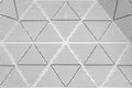 Modern metal ceiling pattern