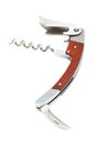 Modern metal corkscrew Royalty Free Stock Photo