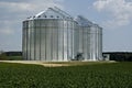 Modern metal silos