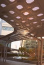 Modern metal sun canopy