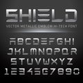 Modern Metallic Hi-Tech Font