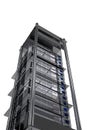 Modern Metallic Server Rack