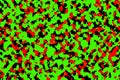 Modern military camouflage red, black and bright green pattern