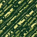 Futuristic Camouflage Vector Seamless Pattern