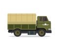 Modern Urban Military Vehicle Illustration