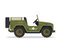 Modern Urban Military Vehicle Illustration