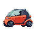 Modern mini car motion icon