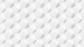Modern minimal white honeycomb hexagon steps geometrical pattern background isometric view