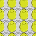 Modern Minimalist Easter Egg Seamless Pattern Royalty Free Stock Photo
