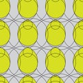 Modern Minimalist Easter Egg Seamless Pattern