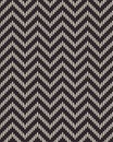 Modern Minimalist Herringbone Seamless Pattern with Dotted Diagonal Lines in Black and White Royalty Free Stock Photo