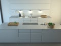 Modern minimalist kitchen