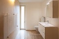 Modern minimalist marble bathroom, elegant