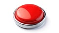 Modern Minimalist Red Start Button Illustration HighQuality AIGenerated Image for Technology Design or Web Projects Royalty Free Stock Photo