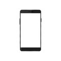 Modern mobile phone vector isolated. Smartphone shape