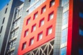 Modern Modernistic Red Building Royalty Free Stock Photo